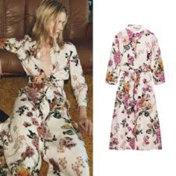 🦋 Bloggers Favorite 🦋 NWT ZARA 100% LINEN SHIRTDRESS ZW COLLECTION SIZE M - Picture 7 of 16